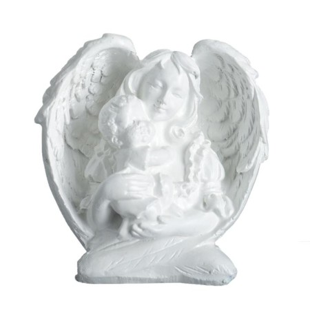 Figure "Angel with a baby" 4x6.5x7cm-5