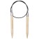 Circular knitting needles, bamboo, 10.0 mm/60cm, 1 pc