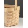 Wicker basket 23 x 16 x 12 cm, handle h = 12 cm, natural