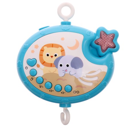 Musical Mobile "Magic Dreams", Russian voice acting, projection, blue color-8