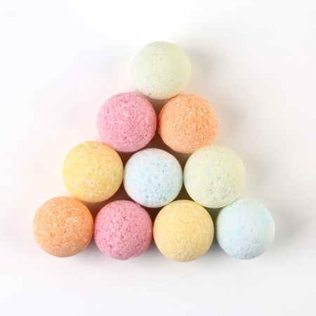 Gift set of cosmetics "Magic Bubbles", a bathtub bomb 10 x 10 g, pure happiness-1