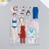 Plastic sticker "Dress the doll. Profession" 15x20 cm