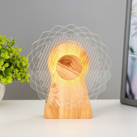 The touch of the touch "Flower" LED is spinning 6W USB 15x4x16 cm Risalux-2