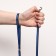 Kapronic leash, 1.6 m x 1 cm, black-blue