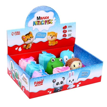 Antistress Mick "Gift", Mix colors, in showbox-8