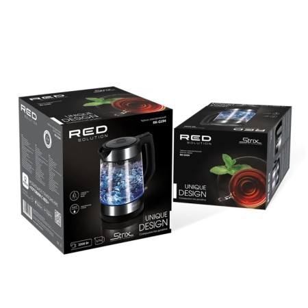 Electric kettle Red Solution RK-G194, glass, 1. 7 l, 2200 watts, silver-5