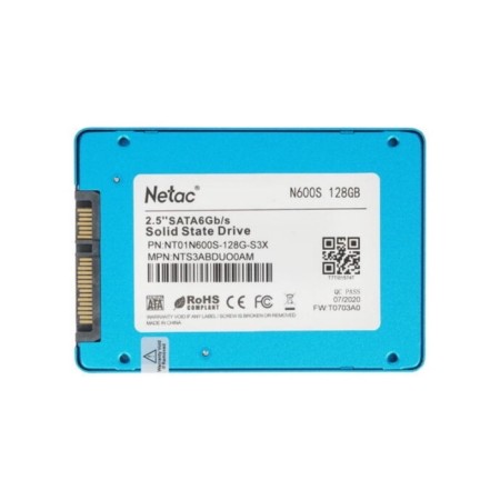 SSD NETAC 2.5 "N600S 128 GB SATA III NT01N600S-128G-S3X-2