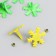Brads for scrapbooking "snowflakes" set 25 pcs 1.8 cm