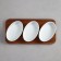 Menzhitsa "Carmen", 3 pcs: 250 ml, oval, wooden base, porcelain, Iran