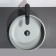 Haller shell Comforty 114mh, round, light-gray matte color