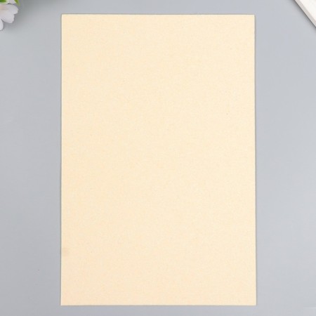 Foamiran glitter 2 mm 20x30 cm, milk-2