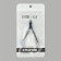 Manicure nippers for cuticle, 9.5 cm, blade length - 10 mm, chameleon color