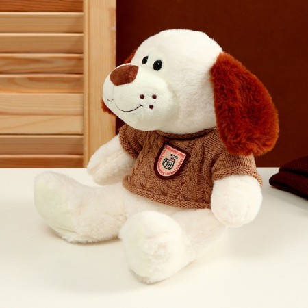 Soft toy "Dog" in a sweater, 26 cm, color mix-1