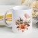 Sublimation mug "You are perfect" flowers, 320 ml, with application