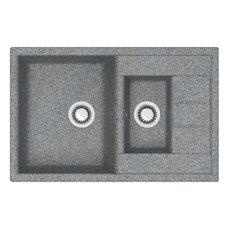 Kitchen is a kitchen from Zett Lab. 210/Q8, 775x500x218 mm, matte, mortise, dark gray