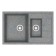 Kitchen is a kitchen from Zett Lab. 210/Q8, 775x500x218 mm, matte, mortise, dark gray