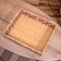 Wicker basket, from bamboo 37x30x10 cm