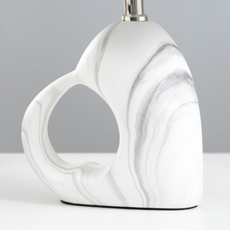 The table lamp "drinks" E14 40W white-gray 23x23x34 cm Risalux-3
