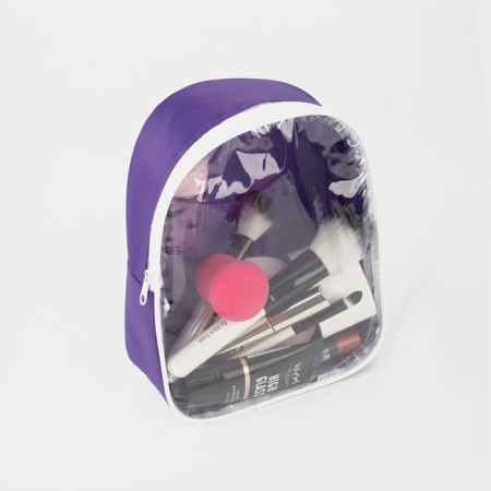 Lightning cosmetic bag, purple color-3