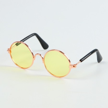 Glasses for toys, yellow color-1