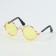 Glasses for toys, yellow color