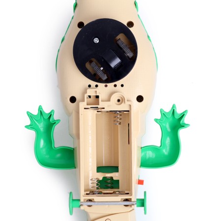 The animal "alligator", light effects, works from batteries, 11 details, green color-4