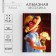 Diamond mosaic with partial filling on the canvas "Girl", 15 x 21 cm