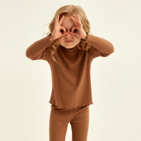 Pajama Children's SL Home P 32 (110-116), coffee-17