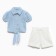 Kit for girls, blue color, height 98 cm
