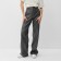 Women's trousers (eco-leather) minku: classic color gray, river 44