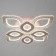 Causteen with PDU "Lucia" 8xLED 272W 3000-6000K RGB white 78x78x16cm