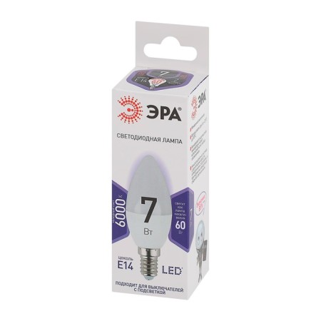 LED LED era Standard "candle", 7 watts, E14, 560 lm, 6000k, glow cold white-3