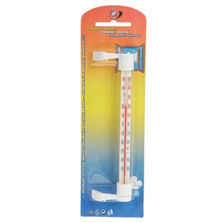 Thermometer, street, window, white