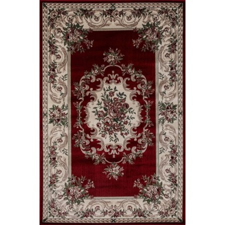 Rectangular carpet Merinos colizey, size 250x400 cm, color Red