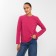 Longsliv Women's Minaku: Basic Line Fuchsia Color, Size 44
