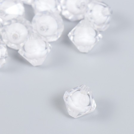 Beads for creativity Plastic "Crystal-Military Core Generation" set of 16 grams 1.2x1.4 cm