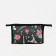 Cosmetic bag with lightning, black color