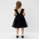 Dress Children's Minaku: Partydress, black color, height 110 cm