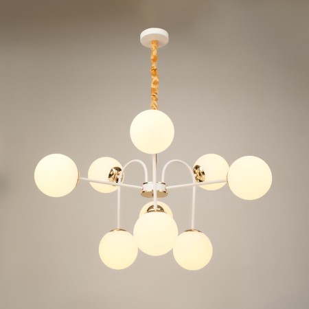 Causte "Punto" 9he27 white-gold 76x76x78 cm-1