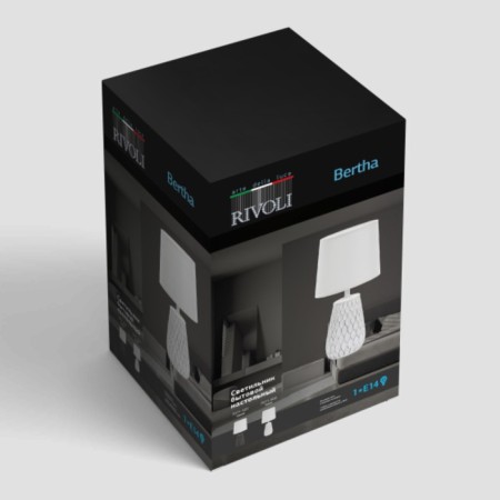 Rivoli Bertha 1he14, 40 watts ceramics, white color-9