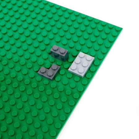 Parish plate for constructor, 16 x 24 cm, green color-3
