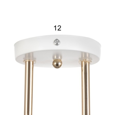 Frida chandelier 2he27 40W white-gold 46x25x26 cm Bayerlux-7