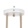 Frida chandelier 2he27 40W white-gold 46x25x26 cm Bayerlux