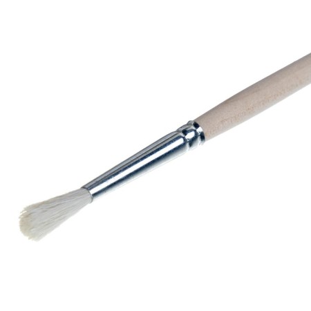 Round Brush No. 3 (clip diameter 3 mm; hair length 16 mm), wooden handle Calligrata-4