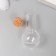 Decor for creativity glass "Bottle with a cork" 1.5x1.5x3 cm