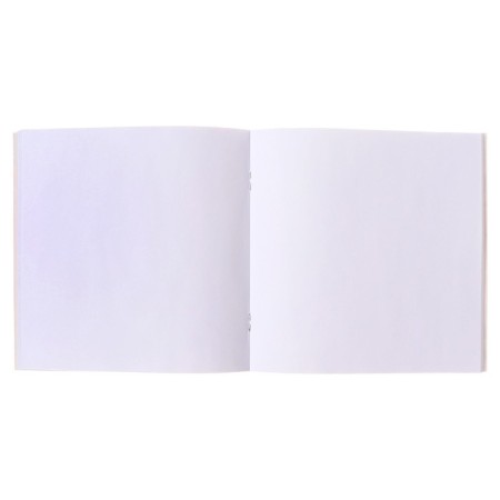 Sketchbook 165 x 165 mm, 40 sheets "foxes", cover covering cardboard, block 100 g/m²-3