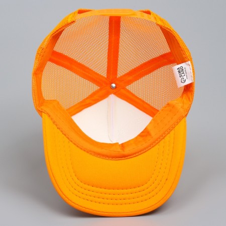 Baby cap for a boy with a Cool you net, orange color, rr 52–54, 5–7 years old-10