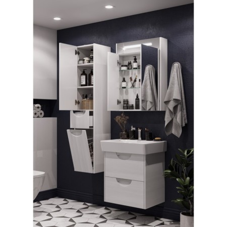 Silva 60 mirror, Polar oak color-2