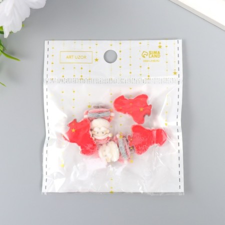 Decor for creativity velvet spraying "Grandfather Frost" 0.6x1.7x2.3 cm-3