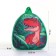 Children's backpack on the zipper "chosen", the color is green